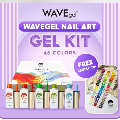 WAVEGEL GEL ART PAINT COLLECTION SET